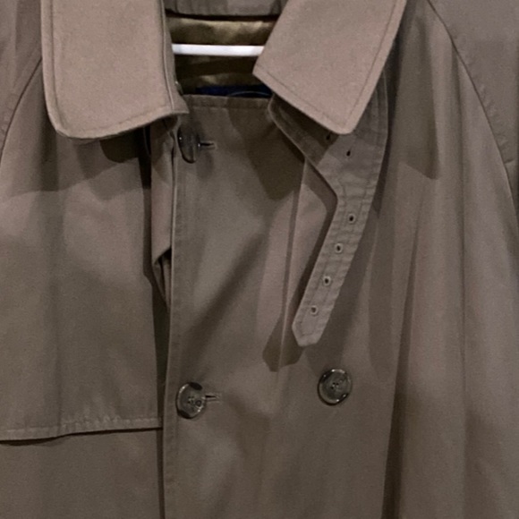 Perusal Taupe Trench Coat size 40S - Picture 2 of 14